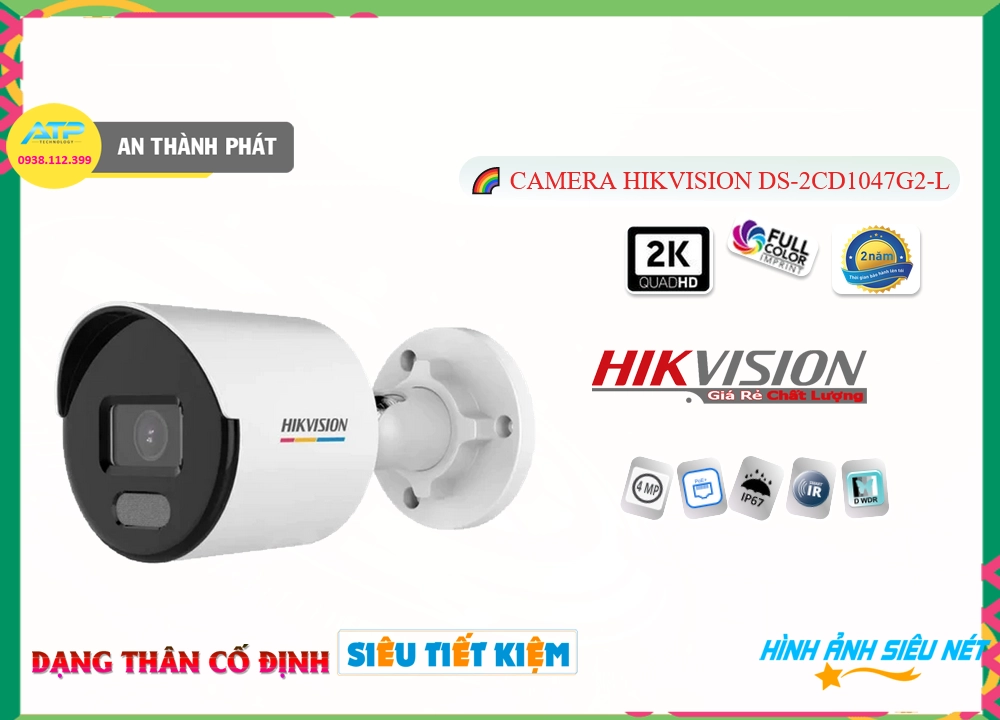 Camera An Ninh Hikvision DS-2CD1047G2-L Công Nghệ Mới Camera An Ninh Hikvision DS-2CD1047G2-L Công Nghệ Mới