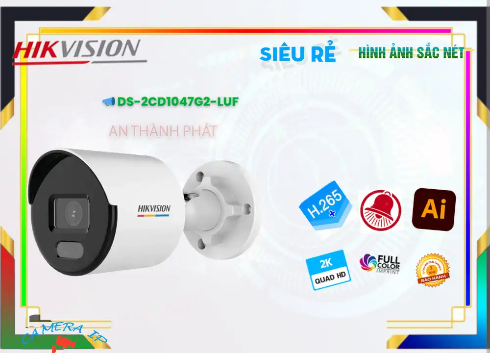 DS-2CD1047G2-LUF sắc nét Hikvision DS-2CD1047G2-LUF sắc nét Hikvision