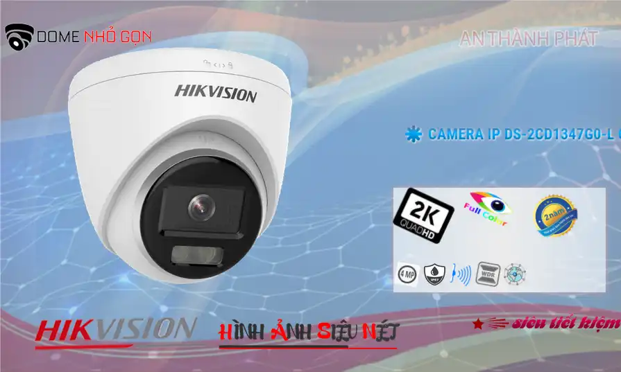 DS-2CD1347G0-LC sắc nét Hikvision