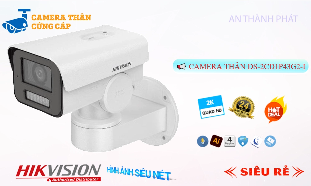 HD IP DS-2CD1P43G2-I Sắc Nét Hikvision HD IP DS-2CD1P43G2-I Sắc Nét Hikvision