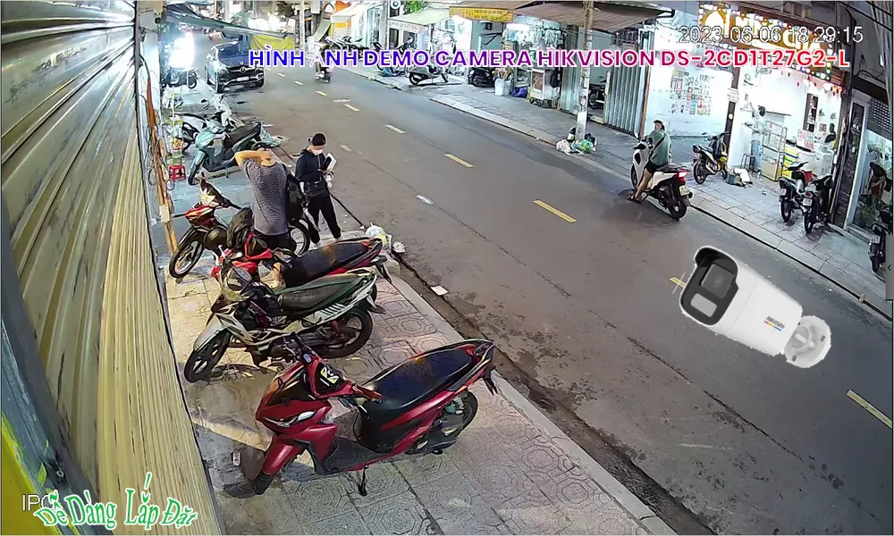 ➠  DS-2CD1T27G2-L sắc nét Hikvision