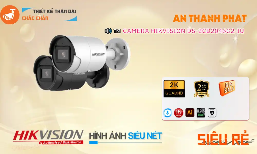 Camera Hikvision DS-2CD2046G2-IU Camera Hikvision DS-2CD2046G2-IU