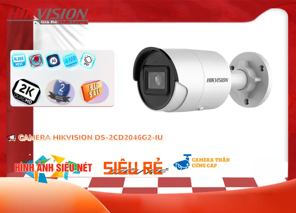 Camera Hikvision DS-2CD2046G2-IU Camera Hikvision DS-2CD2046G2-IU