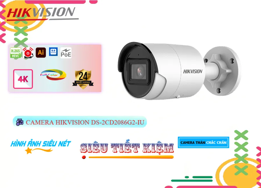 Camera Hikvision DS-2CD2086G2-IU Camera Hikvision DS-2CD2086G2-IU