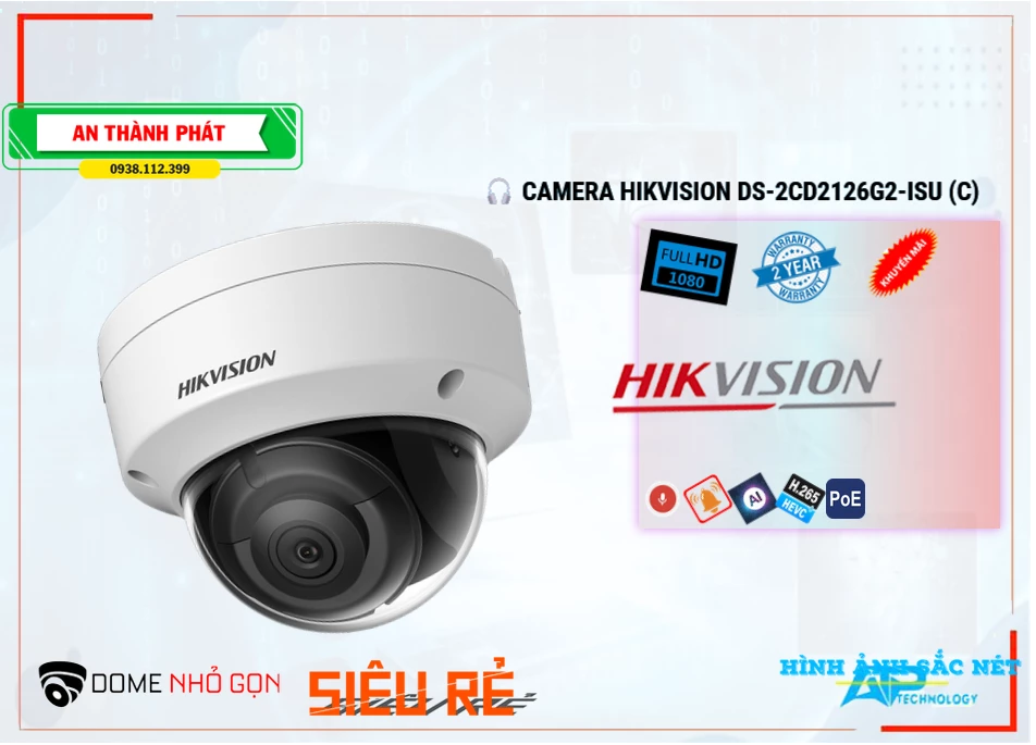 Camera Hikvision DS-2CD2126G2-ISU(C),Thông số DS-2CD2126G2-ISU(C),DS-2CD2126G2-ISU(C) giá mới nhất,DS-2CD2126G2-ISU(C) Công Nghệ IP  Bán Sỉ, Camera Giám Sát DS 2CD2126G2 ISU(C),DS-2CD2126G2-ISU(C) Giá Thấp Nhất,Giá Bán DS-2CD2126G2-ISU(C) FULL HD 1080P 2.0 MP ,DS-2CD2126G2-ISU(C) Chính hãng,Bán rẻ DS-2CD2126G2-ISU(C),Giá DS-2CD2126G2-ISU(C),thông số DS-2CD2126G2-ISU(C),DS-2CD2126G2-ISU(C) Tốt nhất,DS-2CD2126G2-ISU(C) Giá Hãng,DS-2CD2126G2-ISU(C) Giá rẻ