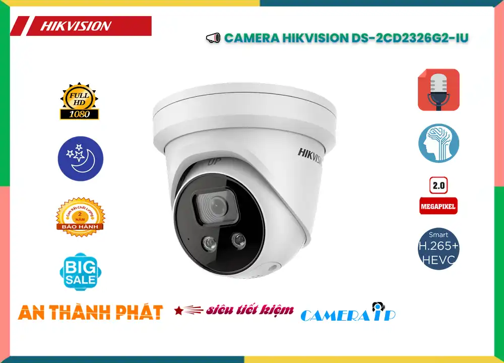 Camera Hikvision DS-2CD2326G2-IU Camera Hikvision DS-2CD2326G2-IU