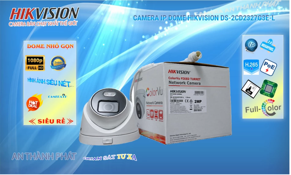 DS-2CD2327G3E-L sắc nét Hikvision DS-2CD2327G3E-L sắc nét Hikvision