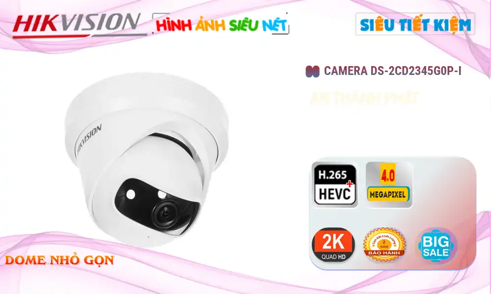DS-2CD2345G0P-I sắc nét Hikvision