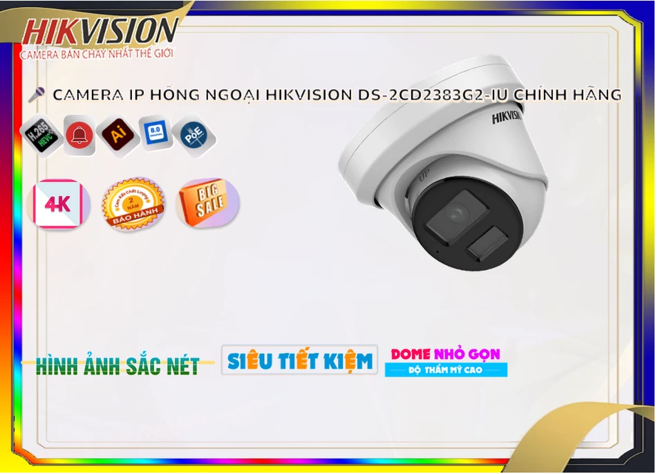 Camera Hikvision DS-2CD2383G2-IU,DS-2CD2383G2-IU Giá Khuyến Mãi,DS-2CD2383G2-IU Cấp Nguồ Qua Dây Mạng  Đang giảm giá,DS-2CD2383G2-IU Công Nghệ Mới,Địa Chỉ Bán DS-2CD2383G2-IU 8.0 megapixel ,DS 2CD2383G2 IU,thông số  Camera Giá re DS-2CD2383G2-IU,công nghê DS-2CD2383G2-IU,Giá DS-2CD2383G2-IU,Giá kỹ thuật DS-2CD2383G2-IU,DS-2CD2383G2-IU mới,Bán giá rẻ DS-2CD2383G2-IU,DS-2CD2383G2-IU tốt nhất,Giá Bán DS-2CD2383G2-IU,DS-2CD2383G2-IU Giá rẻ nhất,DS-2CD2383G2-IU Bán Lỗ