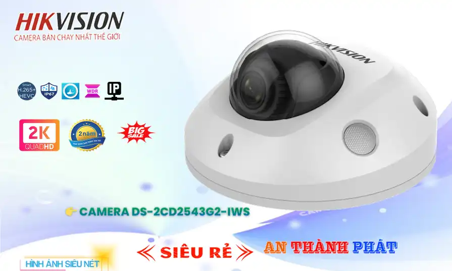 DS-2CD2543G2-IWS sắc nét Hikvision DS-2CD2543G2-IWS sắc nét Hikvision