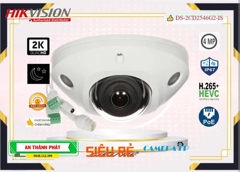 ۞ Hikvision DS-2CD2546G2-IS Giá rẻ ۞ Hikvision DS-2CD2546G2-IS Giá rẻ