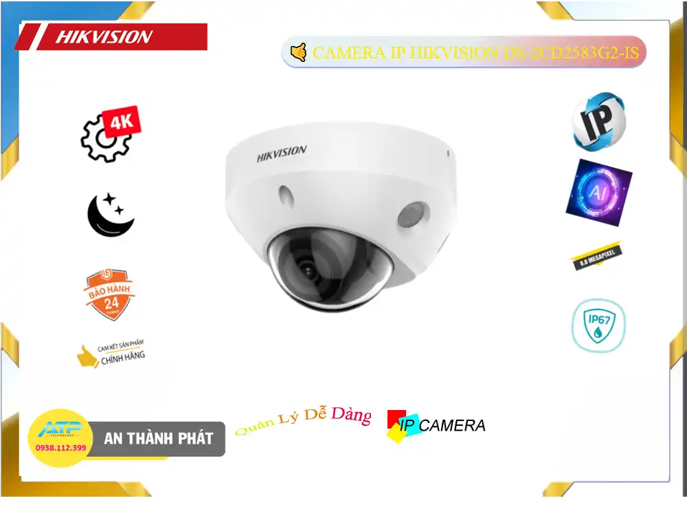 Camera Hikvision DS-2CD2583G2-IS Camera Hikvision DS-2CD2583G2-IS