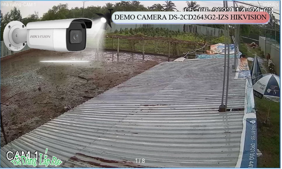 DS-2CD2643G2-IZS sắc nét Hikvision DS-2CD2643G2-IZS sắc nét Hikvision