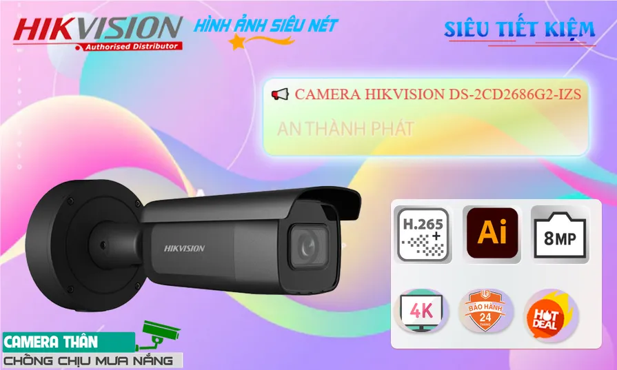 Camera Hikvision DS-2CD2686G2-IZS