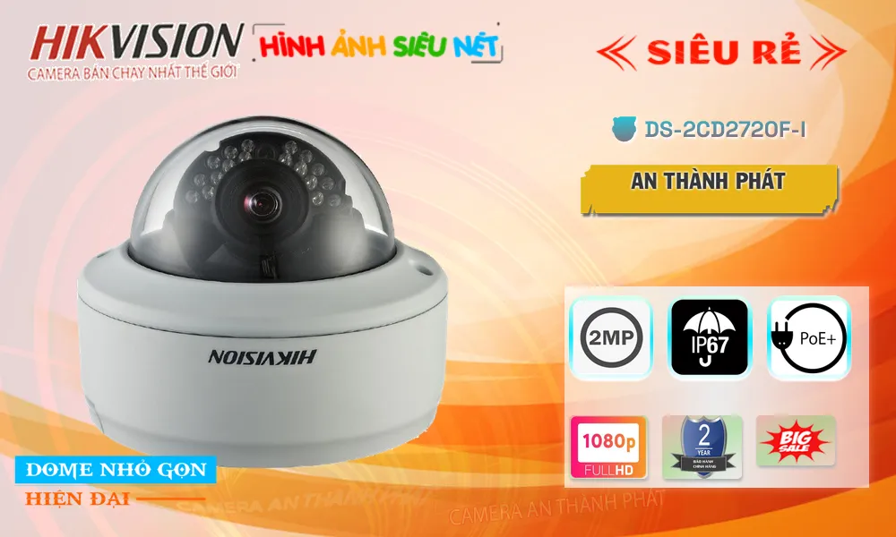 DS-2CD2720F-I sắc nét Hikvision