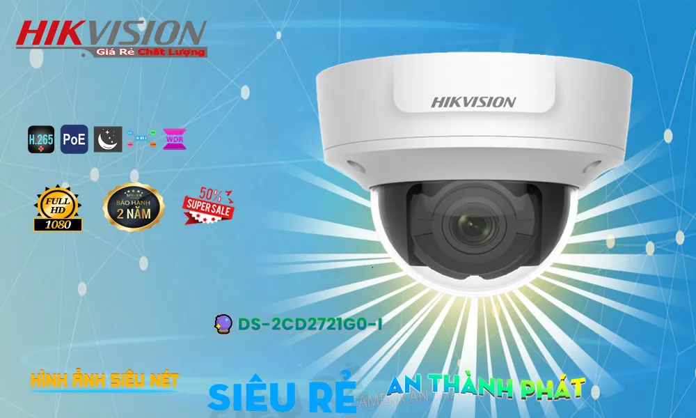 DS-2CD2721G0-I sắc nét Hikvision DS-2CD2721G0-I sắc nét Hikvision