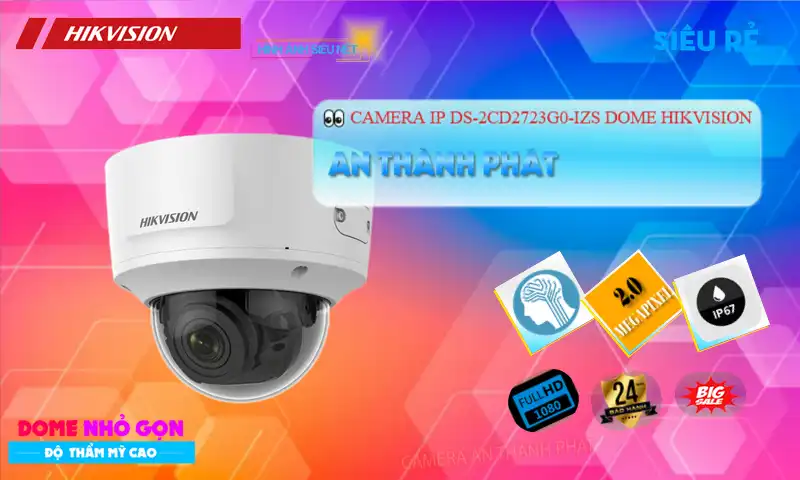 Camera Hikvision DS-2CD2723G0-IZS Camera Hikvision DS-2CD2723G0-IZS