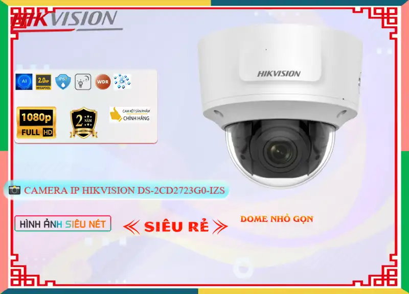 Camera Hikvision DS-2CD2723G0-IZS Camera Hikvision DS-2CD2723G0-IZS