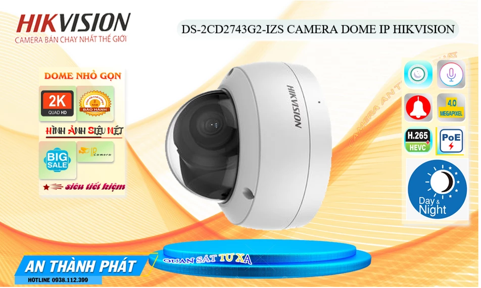 ➠ DS-2CD2743G2-IZS sắc nét Hikvision ➠ DS-2CD2743G2-IZS sắc nét Hikvision