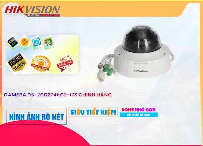 DS-2CD2746G2-IZS Sắc Nét Hikvision ✔️ DS-2CD2746G2-IZS Sắc Nét Hikvision ✔️
