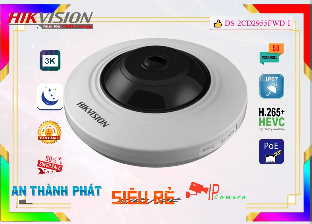 ➠ DS-2CD2955FWD-I sắc nét Hikvision ➠ DS-2CD2955FWD-I sắc nét Hikvision