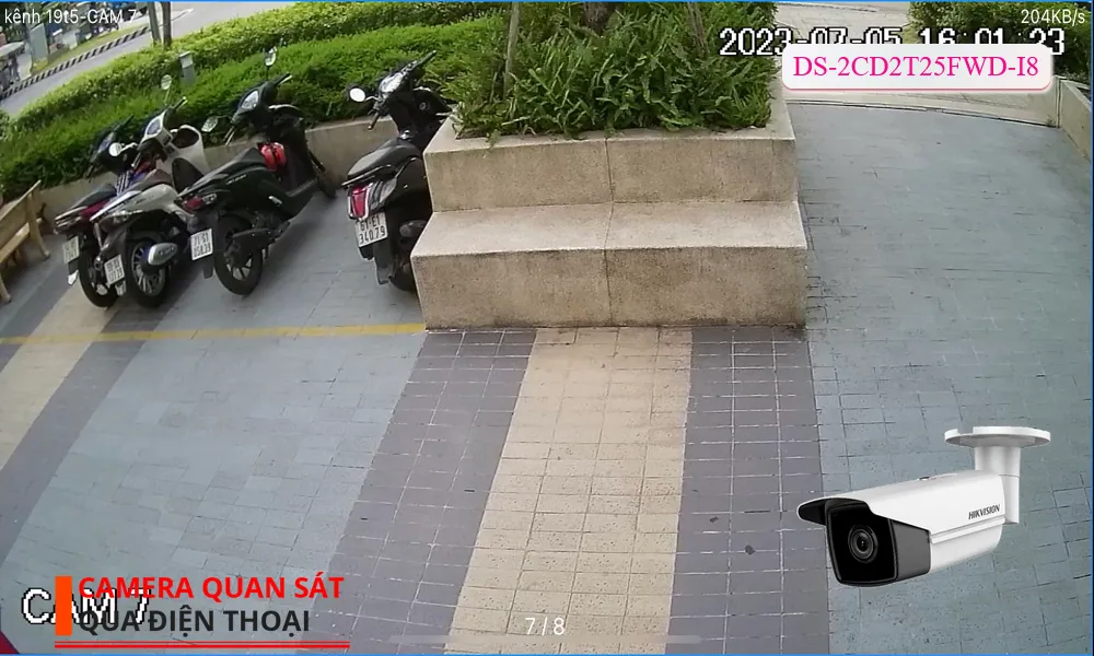 DS-2CD2T25FWD-I8 sắc nét Hikvision
