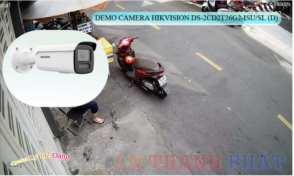 DS-2CD2T26G2-ISU/SL(D) sắc nét Hikvision
