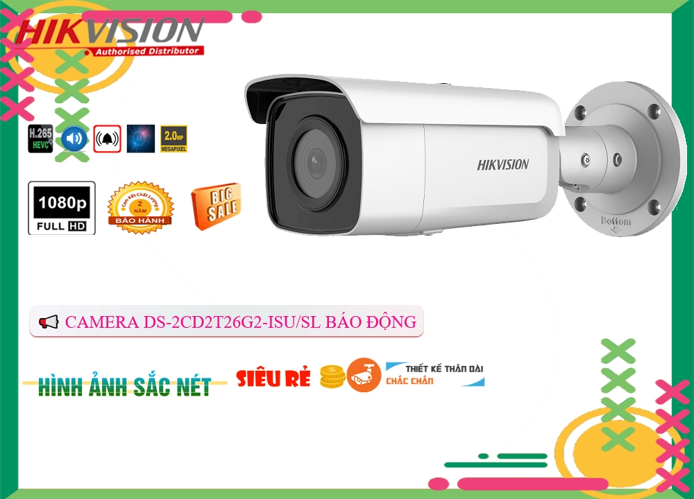 Camera DS-2CD2T26G2-ISU/SL,Giá giá sỉ DS-2CD2T26G2-ISU/SL HD IP ,Bán Sỉ DS-2CD2T26G2-ISU/SL, Loại Camera an ninh DS-2CD2T26G2-ISU/SL Bán Lỗ,DS-2CD2T26G2-ISU/SL chiết khấu cao,công nghê DS-2CD2T26G2-ISU/SL FULL HD 1080P ,DS-2CD2T26G2-ISU/SL Tốt nhất,thông số DS-2CD2T26G2-ISU/SL,DS-2CD2T26G2-ISU/SL Tốt nhất,DS-2CD2T26G2-ISU/SL Chiết khấu cao,DS-2CD2T26G2-ISU/SL Giá rẻ,DS-2CD2T26G2-ISU/SL Chất Lượng,bán DS-2CD2T26G2-ISU/SL