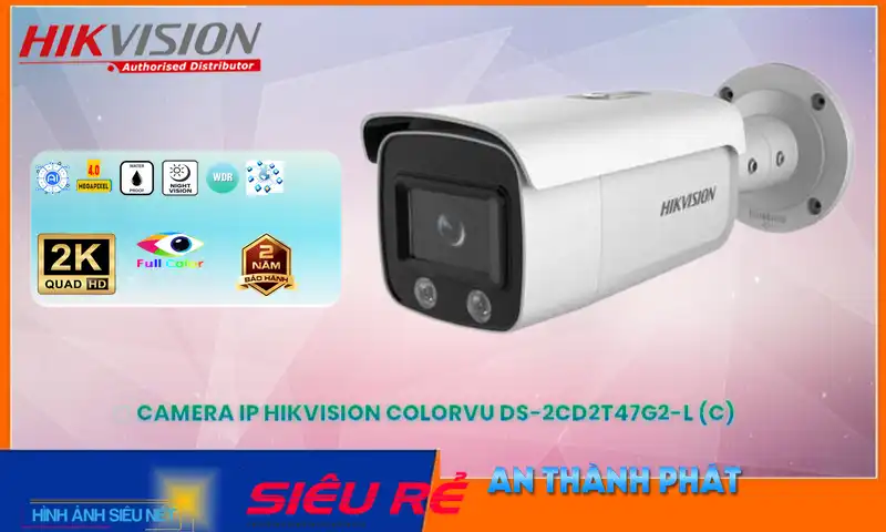 Camera Hikvision DS-2CD2T47G2-L (C)