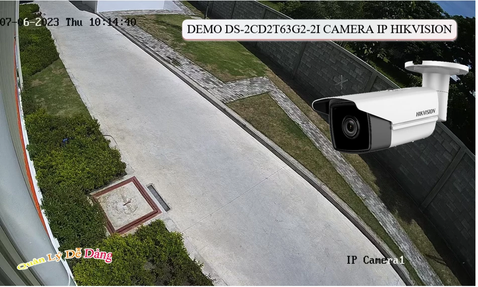 DS-2CD2T63G2-2I sắc nét Hikvision