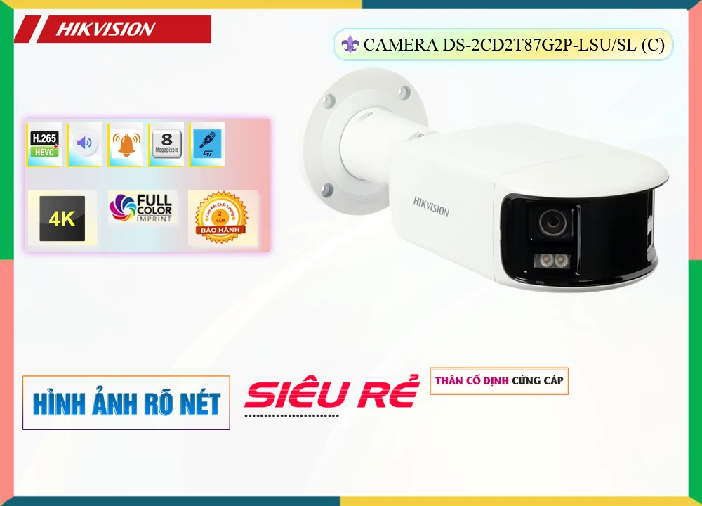 Camera Hikvision DS-2CD2T87G2P-LSU/SL(C),DS 2CD2T87G2P LSU/SL(C),Giá Bán ,DS-2CD2T87G2P-LSU/SL(C) 8.0 megapixel Ultra 4k  Giá Hãng,Nơi bán  Camera quan sát DS-2CD2T87G2P-LSU/SL(C),thông số DS-2CD2T87G2P-LSU/SL(C),DS-2CD2T87G2P-LSU/SL(C) sale mạnh,DS-2CD2T87G2P-LSU/SL(C) bán rẻ,DS-2CD2T87G2P-LSU/SL(C) Chính hãng,Bán rẻ DS-2CD2T87G2P-LSU/SL(C),tuổi thọ DS-2CD2T87G2P-LSU/SL(C),Giá  Ip sắc nét DS-2CD2T87G2P-LSU/SL(C),phân phối DS-2CD2T87G2P-LSU/SL(C),DS-2CD2T87G2P-LSU/SL(C) Giá Thấp Nhất