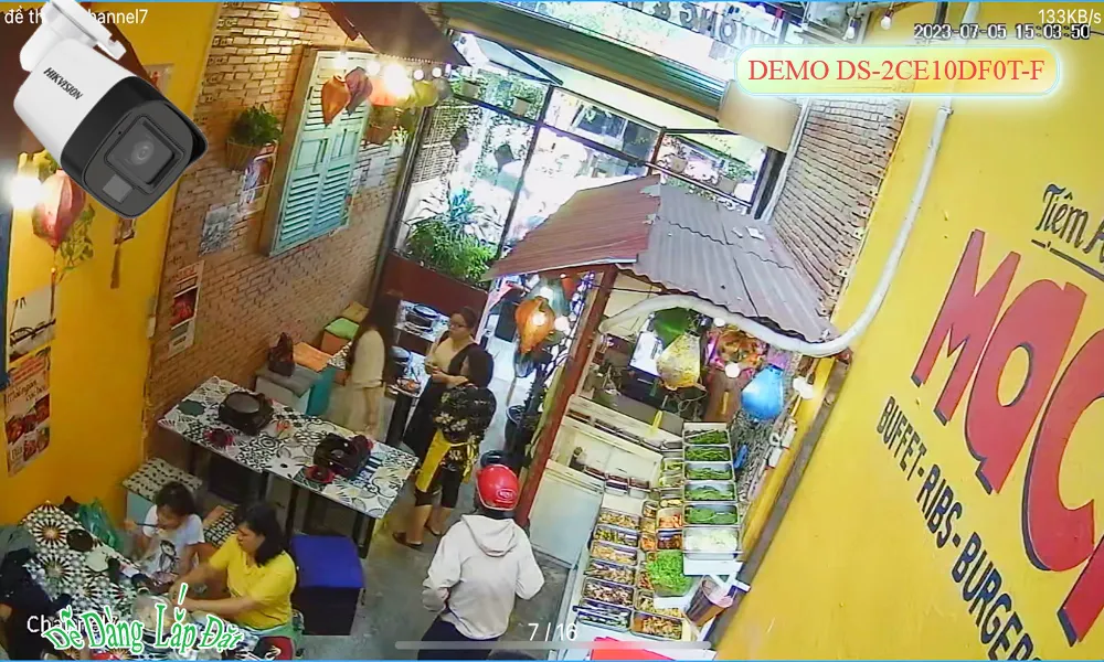 DS-2CE10DF0T-F sắc nét Hikvision