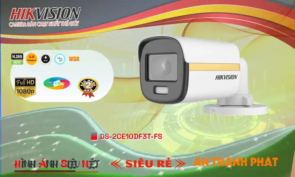 DS-2CE10DF3T-FS sắc nét Hikvision ➠ DS-2CE10DF3T-FS sắc nét Hikvision ➠