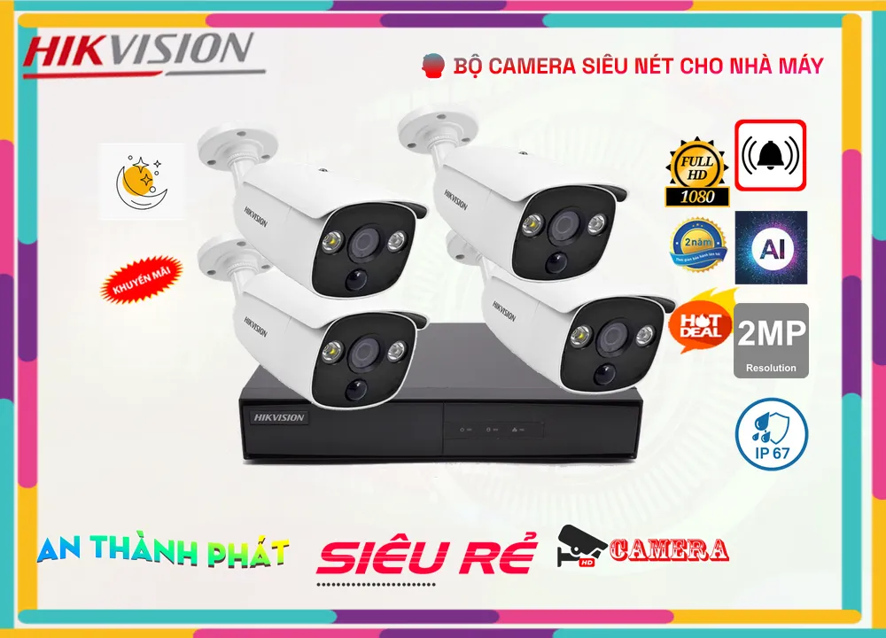 Bộ camera cho nhà máy, giá rẻ, hiệu suất cao, chất lượng 4K, công nghệ mới, lắp đặt dễ dàng, an ninh tối ưu, giám sát trực tuyến, tiết kiệm chi phí.