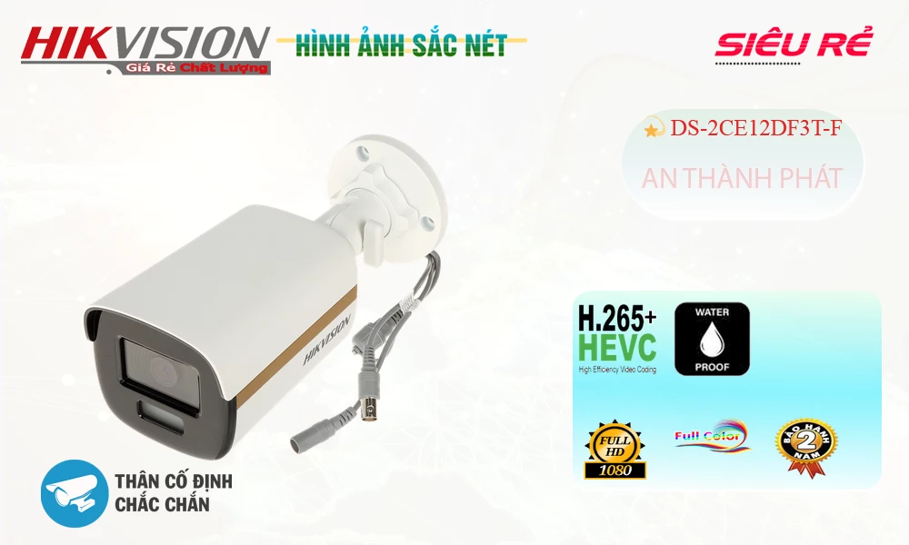 DS-2CE12DF3T-F sắc nét Hikvision DS-2CE12DF3T-F sắc nét Hikvision