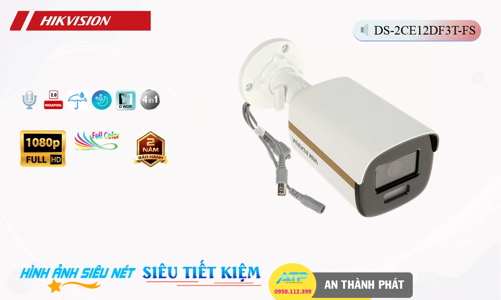 DS-2CE12DF3T-FS sắc nét Hikvision