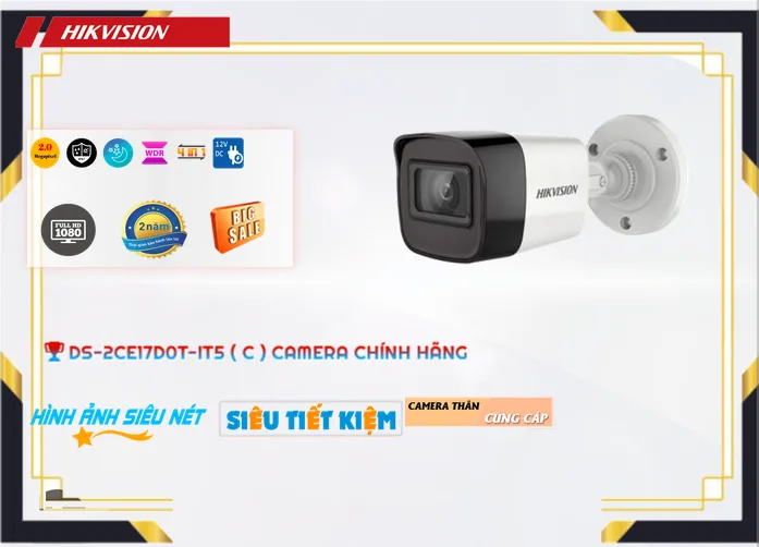 Camera Báo Động DS-2CE17D0T-IT5 (C),Bán Giá DS-2CE17D0T-IT5 (C),DS-2CE17D0T-IT5 (C) Giá Hãng,bán ,phân phối  Camera ,Nơi bán DS-2CE17D0T-IT5 (C) Công Nghệ HD ,DS-2CE17D0T-IT5 (C) giá mới nhất,Giá Bán DS-2CE17D0T-IT5 (C),DS-2CE17D0T-IT5 (C) Giá Thấp Nhất,DS-2CE17D0T-IT5 (C) bán rẻ