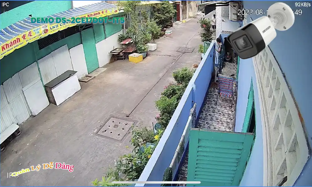 DS-2CE17D0T-IT5 sắc nét Hikvision DS-2CE17D0T-IT5 sắc nét Hikvision