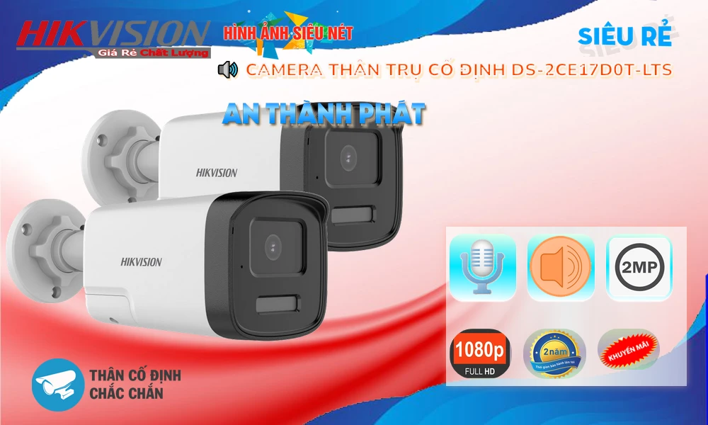 Camera DS-2CE17D0T-LTS Chức Năng Cao Cấp