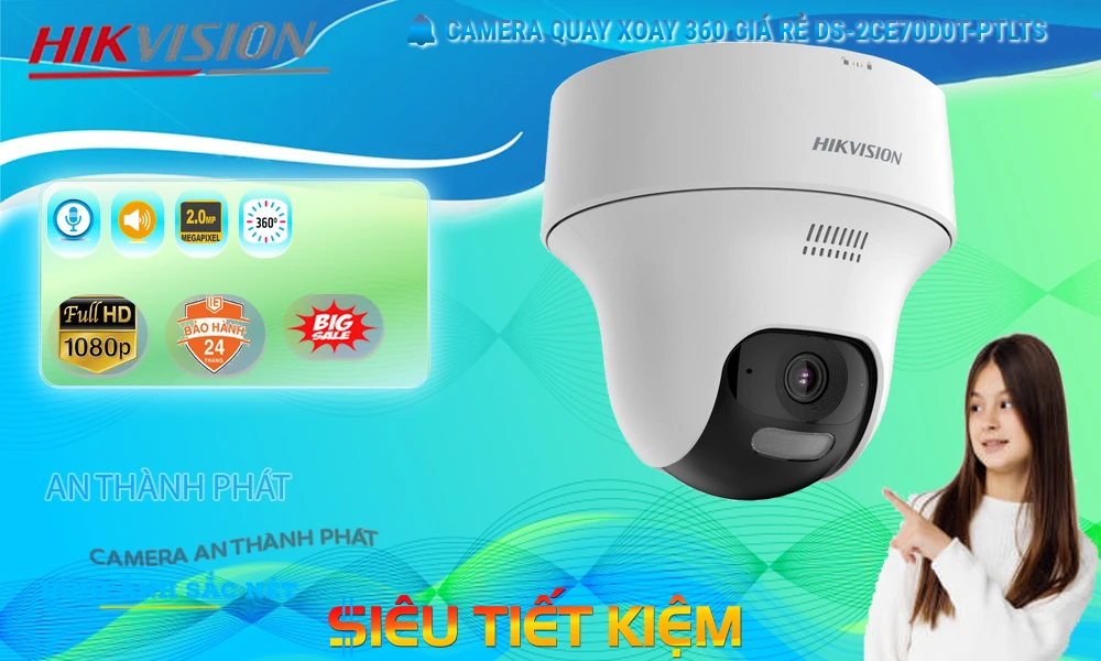 Camera HD Anlog DS-2CE70D0T-PTLTS Hikvision Chất Lượng
