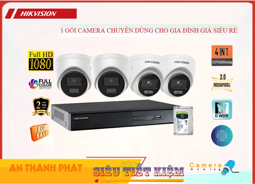 Trọn Gói Camera Gia Đình Giá Rẻ Full Color, trọn gói camera gia đình, camera gia đình giá rẻ, camera giá rẻ full color, camera giá rẻ chất lượng, bộ camera gia đình giá rẻ