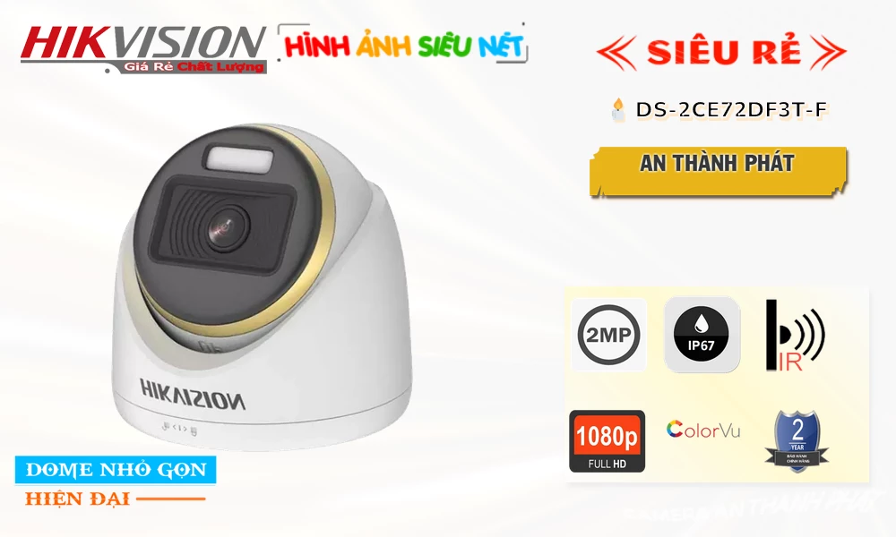DS-2CE72DF3T-F sắc nét Hikvision DS-2CE72DF3T-F sắc nét Hikvision