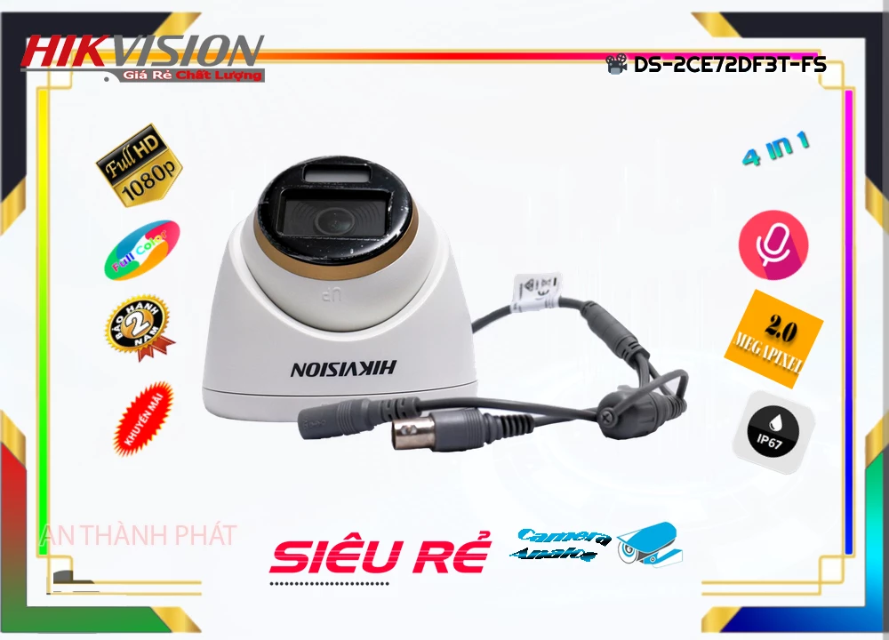 Camera Full Color Hikvision DS-2CE72DF3T-FS,DS-2CE72DF3T-FS Giá Hấp Dẫn,DS-2CE72DF3T-FS Giá Thấp Nhất,Thông số DS-2CE72DF3T-FS Công Nghệ HD ,bán DS-2CE72DF3T-FS,Bán Giá DS-2CE72DF3T-FS 2.0 MP FULL HD 1080P ,phân phối ,DS-2CE72DF3T-FS Bán Sỉ,Giá Bán DS-2CE72DF3T-FS,Nơi bán DS-2CE72DF3T-FS,thông số DS-2CE72DF3T-FS,DS-2CE72DF3T-FS Chất lượng nhất,DS-2CE72DF3T-FS Giá Hãng