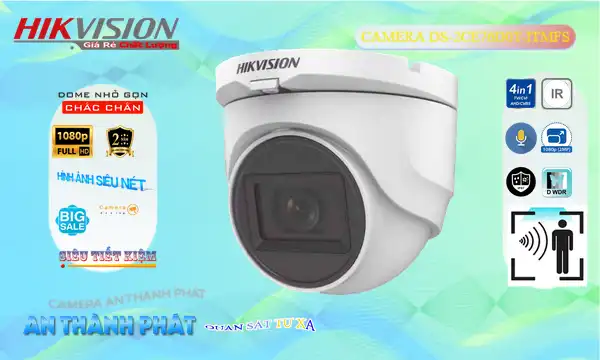 ➠  DS-2CE76D0T-ITMFS sắc nét Hikvision