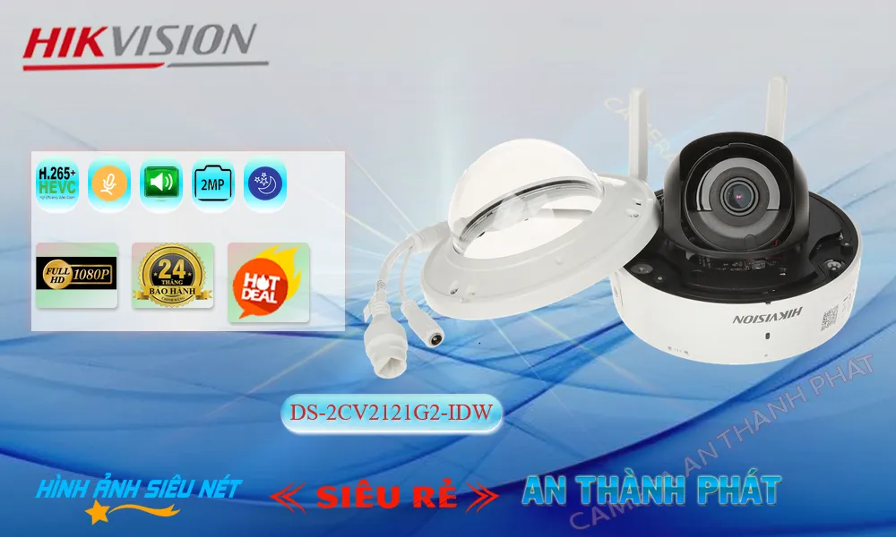 DS-2CV2121G2-IDW sắc nét Hikvision