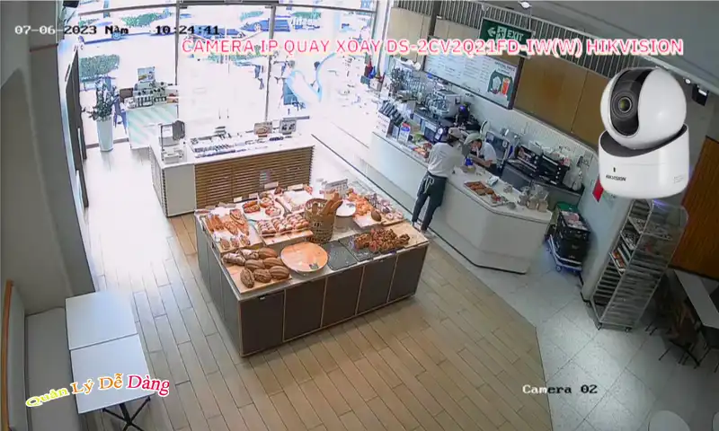 Camera Hikvision DS-2CV2Q21FD-IW(W) sắc nét