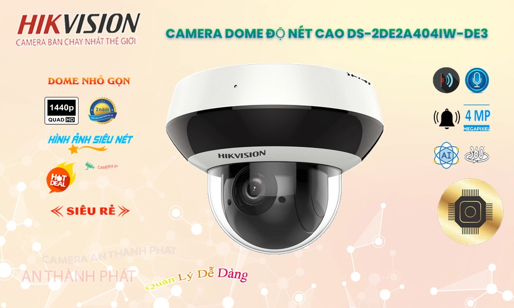 Camera An Ninh Hikvision DS-2DE2A404IW-DE3 Chức Năng Cao Cấp Camera An Ninh Hikvision DS-2DE2A404IW-DE3 Chức Năng Cao Cấp