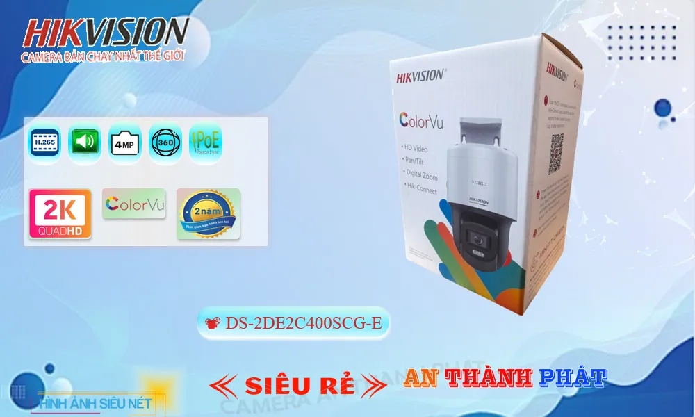 DS-2DE2C400SCG-E sắc nét Hikvision