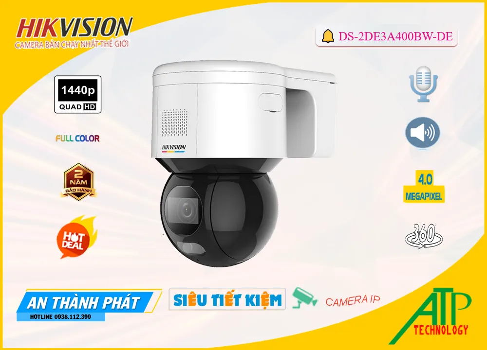 DS-2DE3A400BW-DE sắc nét Hikvision DS-2DE3A400BW-DE sắc nét Hikvision
