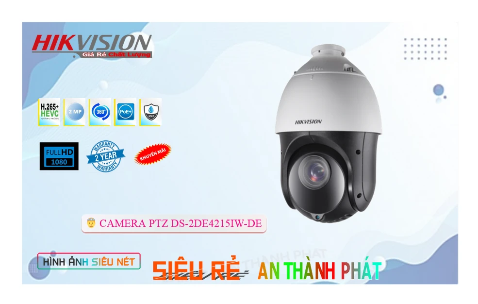 DS-2DE4215IW-DE sắc nét Hikvision DS-2DE4215IW-DE sắc nét Hikvision
